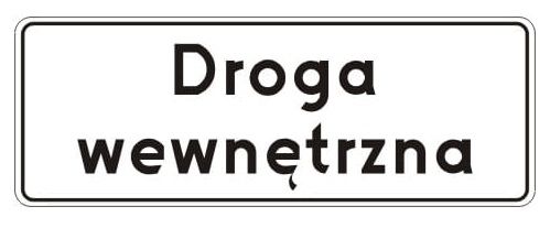 Sign D-46 900x420 mm I generation reflector + handles in a set.